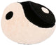 Coockoo plaid zone zen pour chat 60x60x2cm noir et blanc