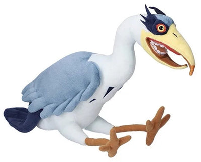 Semic ghibli - le garçon et le héron - peluche héron bleu