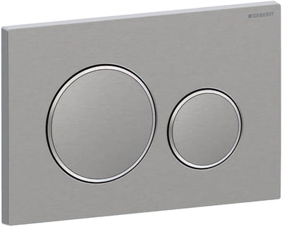 Panneau de commande Geberit sigma 20 - acier inoxydable brossé