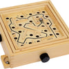 Jeu de marbre Labyrinthe en bois à petit pied
