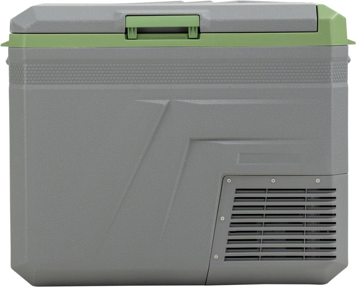 Glacière électrique à compresseur monozone Steamy -e - monozone - 46 litres - 12v et 230v - pour voiture et camping - grise