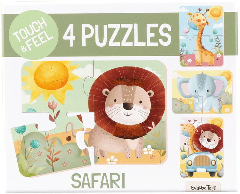 Barbo jouets safari puzzles tactiles (5610)