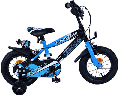 Volare Sportivo Child's Bike Boys 12 pouces Blue Black Two Hand freins