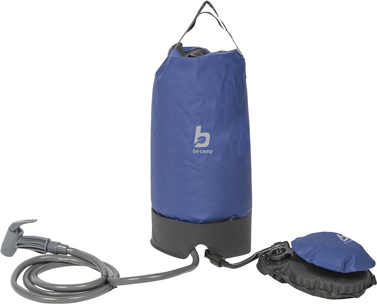 Bo-camp - douche de camping avec pompe - 11 litres