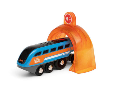 Brio smart tech sound record play locomotive - train pour 3 ans et plus - 33971