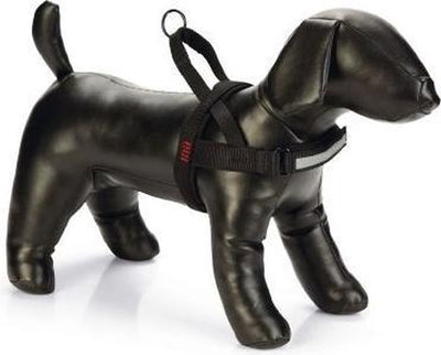 Beeztees parinca harnais confort pour chien nylon noir 52-62 cm x 25 mm