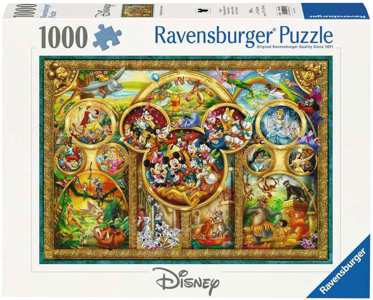 Ravensburger Puzzle pour puzzle les plus beaux thèmes, 1000st.