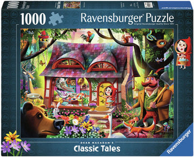 Ravensburger Juice Puzzle Little Red Riding Hood et De Wolf, 1000st.