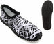 Bigbuy pantoufles enfants lignes blanc noir - 44
