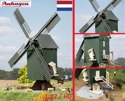 Kit de construction d'éolienne Auhagen exemple néerlandais excl. moteur pour entraînement, 1:87