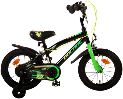 Vélo pour enfants Volare super GT - garçons - 14 pouces - vert - deux freins à main