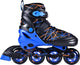 Rollers en ligne Move : rayures noir bleu (562410) taille 34 37