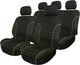 Carpoint set de housses de siège anthracite 9 pièces noir - set de housses de siège auto