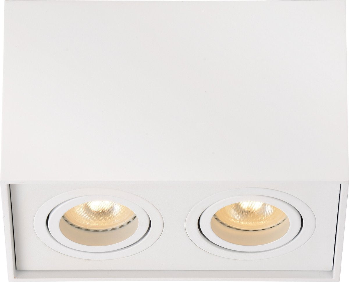 Lucide tube - spot de plafond (plafonnier) - 2xgu10 - blanc