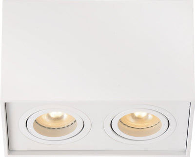 Lucide tube - spot de plafond (plafonnier) - 2xgu10 - blanc