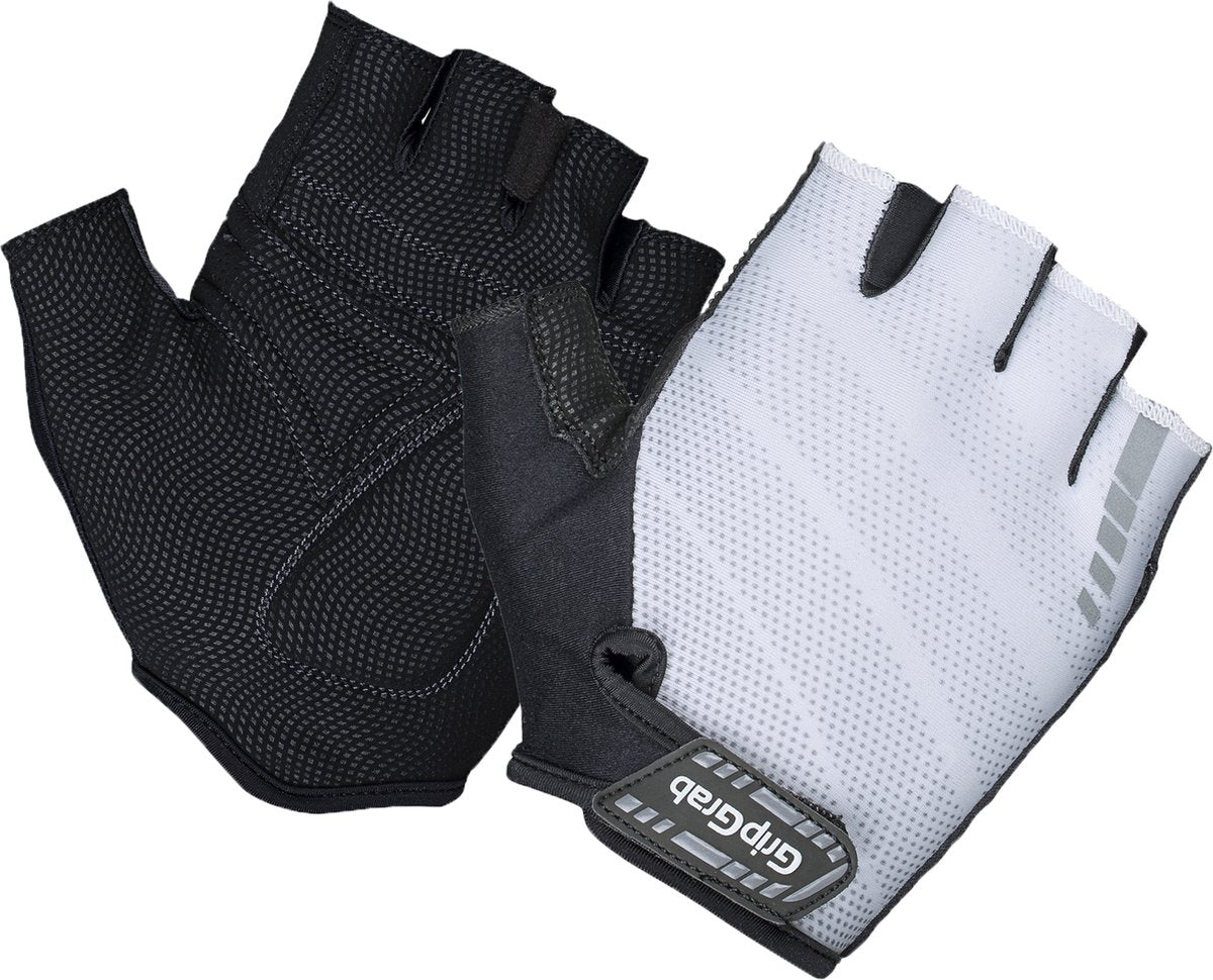 Gripgrab - gants de cyclisme d'été à doigts courts rembourrés à roulettes gants de cyclisme avec rembourrage - blanc - unisexe - taille s