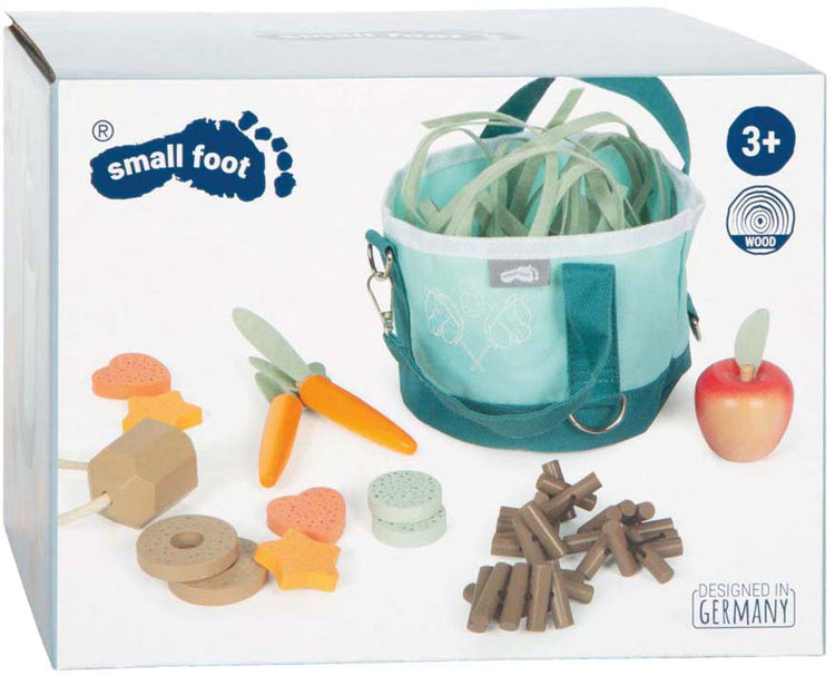 Small foot - set d'alimentation pour chevaux avec sac