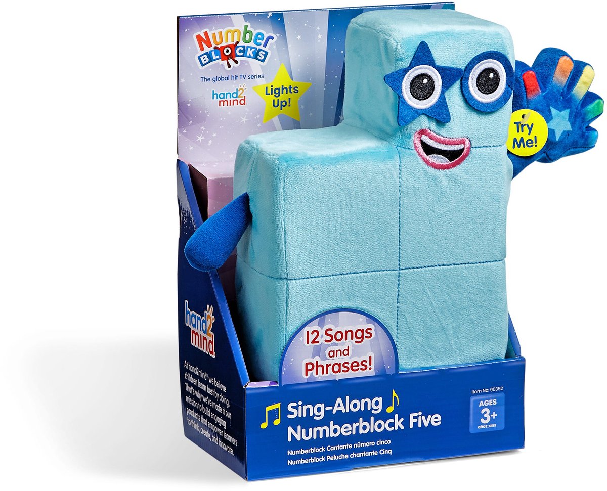 Ressources d'apprentissage numberblocks® cinq - chanter - chanter câlin - 3+