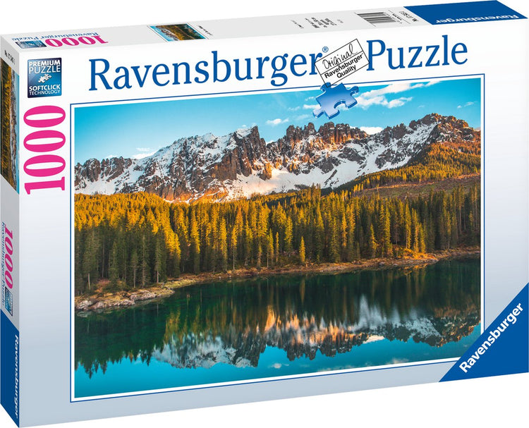 Ravensburger Puzzle Puzzle paysages italiens Lago di Carezza, 1000st.
