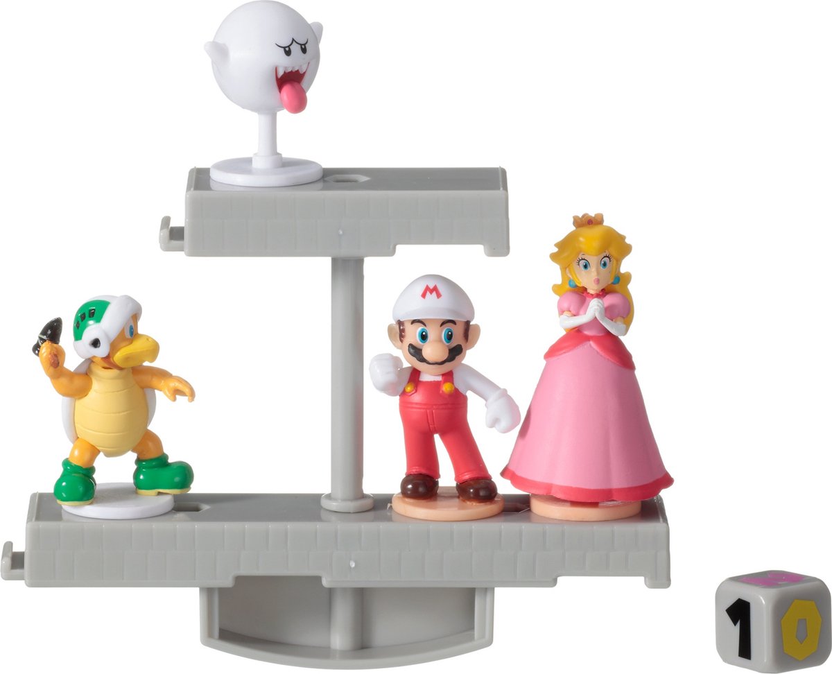 Epoch super mario balance jeu château scène - Mario Peach