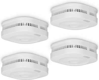Détecteur de fumée intelligent WiFi Alecto smartsmoke11 - batterie 10 ans - conforme à la norme européenne EN14604 - 4 pièces
