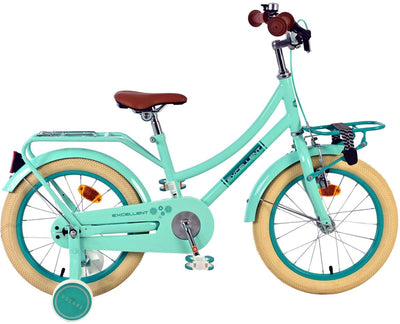 Vélo pour enfants Volare Excellent - Filles - 16 pouces - Vert - 95% assemblé