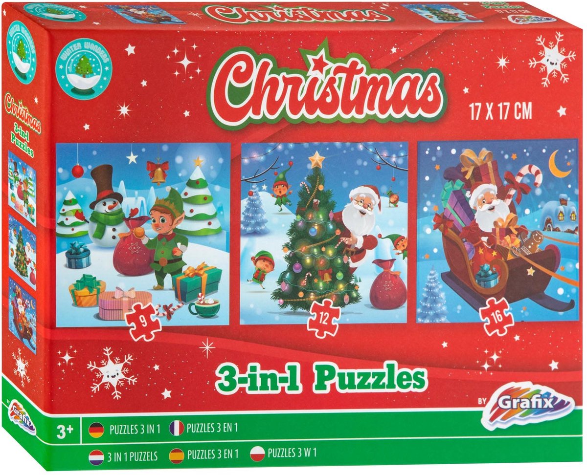 Puzzle de Noël 3-en-1