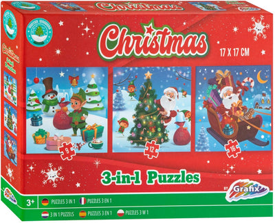 Puzzle de Noël 3-en-1