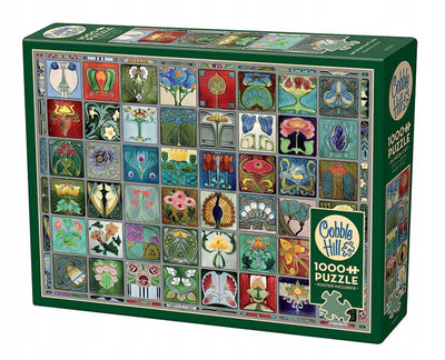 Puzzle de carreaux art nouveau Cobble Hill 1000 pièces