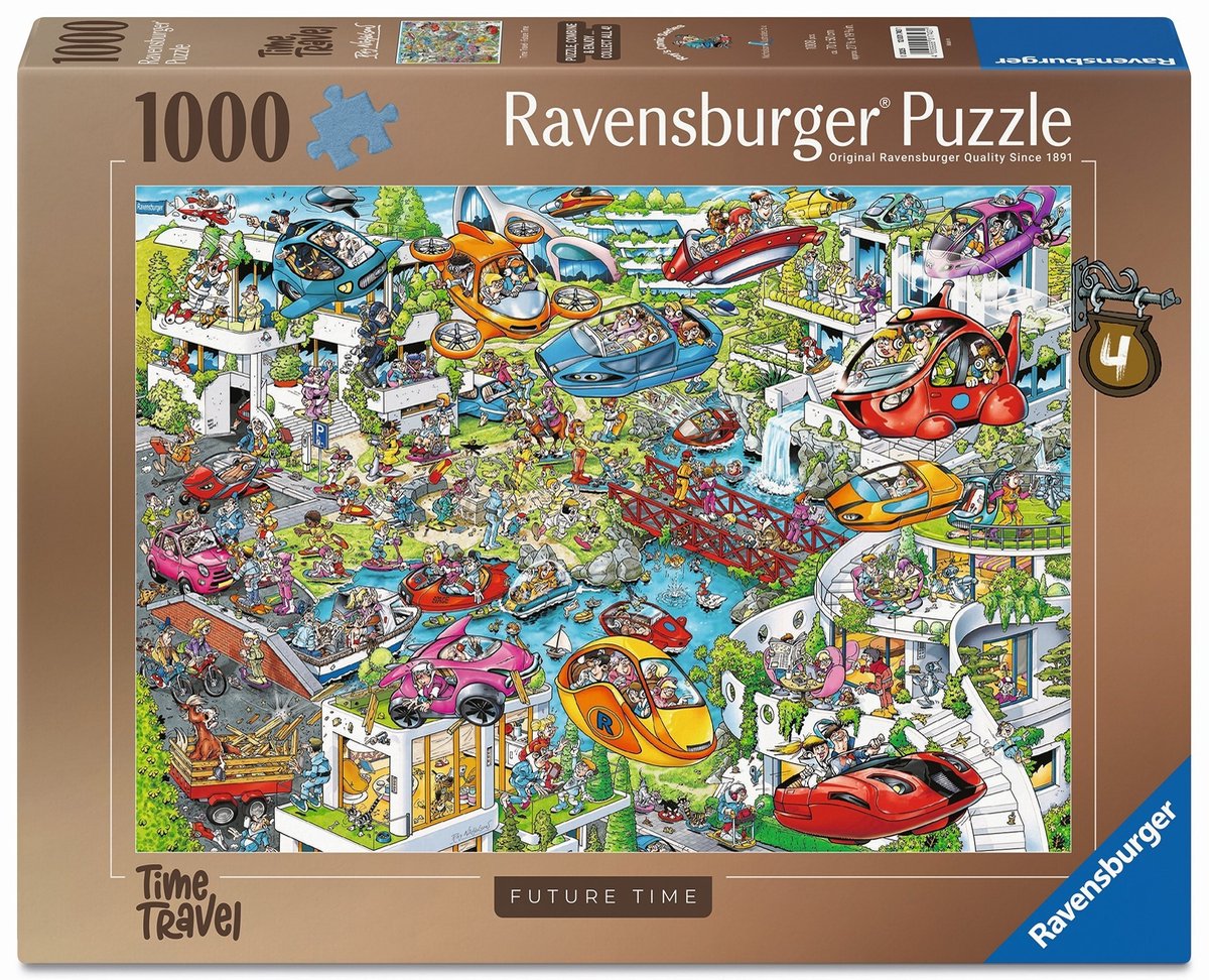 Ravensburger puzzle voyage dans le temps 4 futur - 1000 pcs.