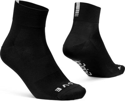 Gripgrab - chaussettes de cyclisme d'été légères SL courtes et performantes 1 paire de chaussettes de cyclisme coolmax coupe basse - noir - unisexe - taille xs (35-38)