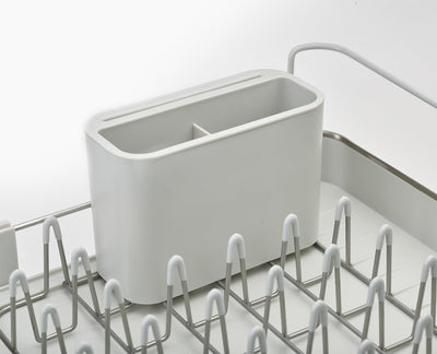 Joseph joseph - égouttoir à vaisselle allongé en acier - polypropylène - argent -
