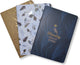 Carnet Ty KTC A5 Natural Beau lot de 3. 80 pages papier 80 grammes.