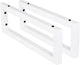 Support de suspension Differnz pour lavabo 15 x 2,5 x 44 cm blanc