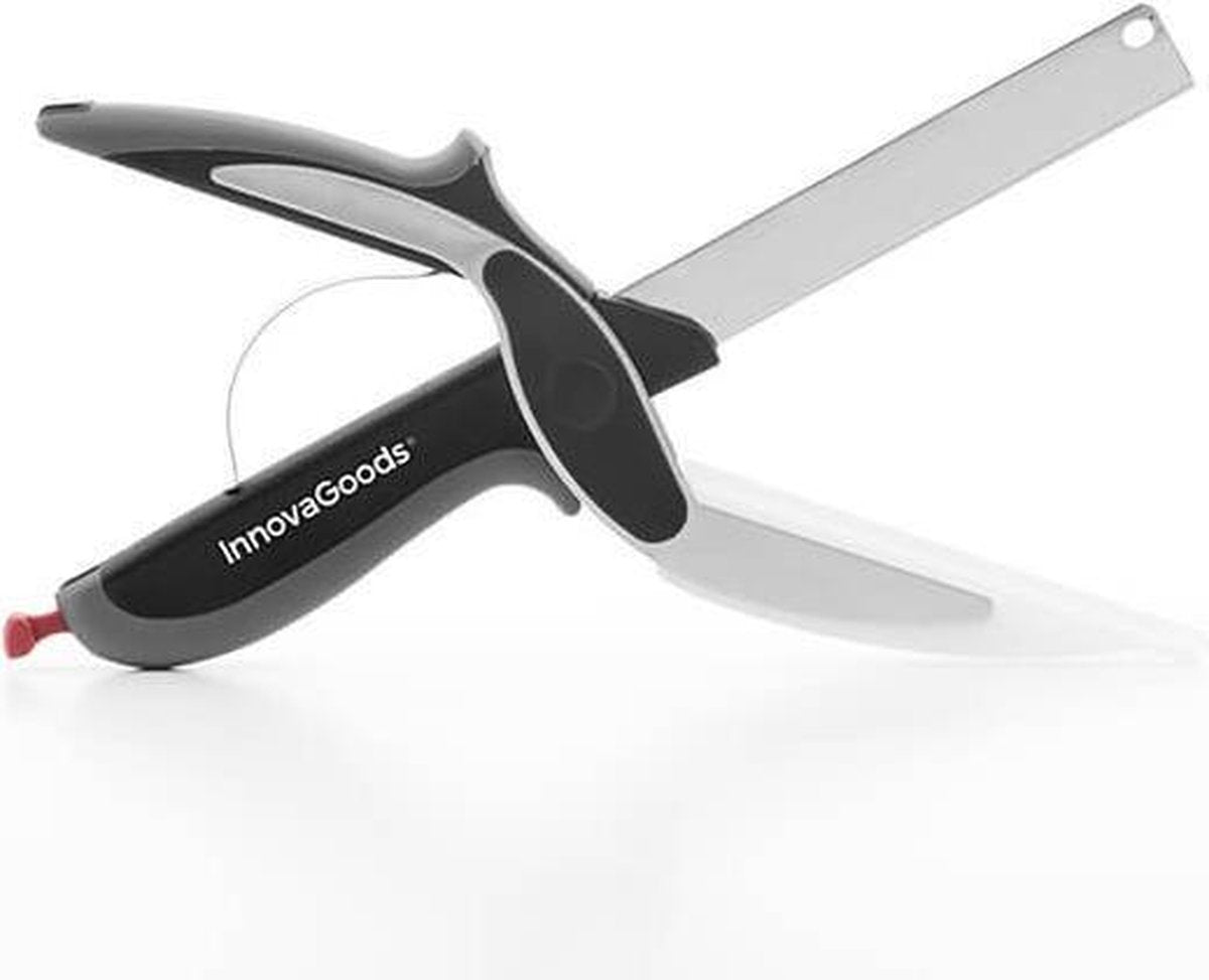 Couteau-ciseaux Innovagoods avec mini planche à découper intégrée scible