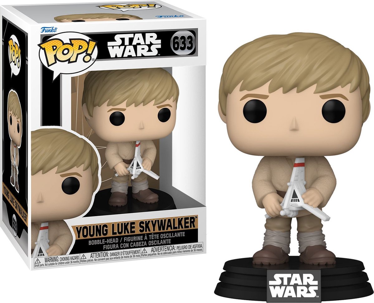 Funko pop star wars : le jeune Luke Skywalker - pop #633