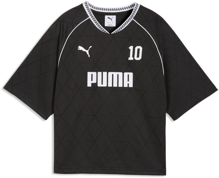 T-shirt femme Puma sport casual jersey - noir