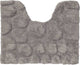 Tapis de toilette galets Sealskin 50x60 cm - coton - gris