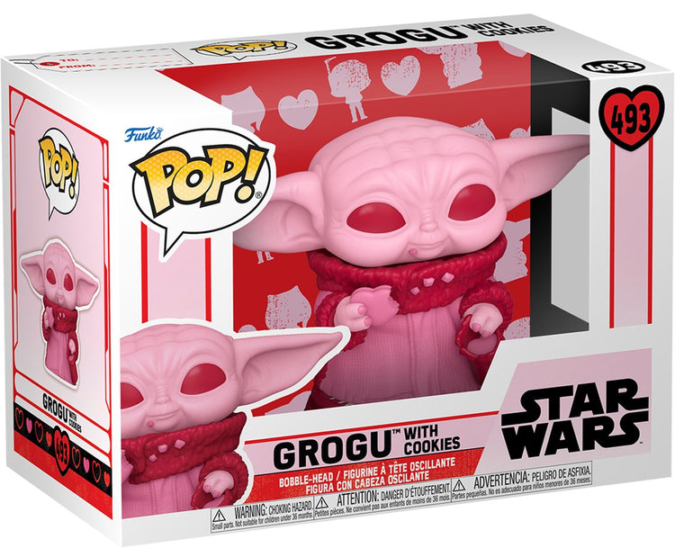 Disney Funko Star Wars - Pop de la Saint-Valentin ! star wars grogu figurine de collection 9 cm - multicolore