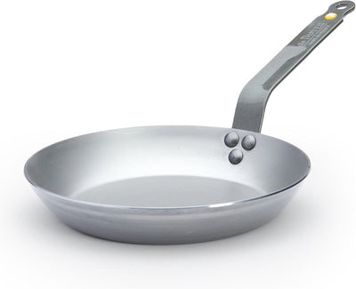 Poêle Debuyer de Buyer Mineral B 24 cm - Tôle d'acier - Sans PFA - Effet antiadhésif naturel - Fabriquée en France
