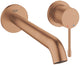 Grohe essence nouveau robinet de lavabo mural à encastrer - partie cachée - sans partie cachée - bec long - bronze mat - 19967dl1