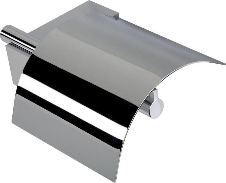Geesa nexx Porte-rouleau de papier toilette avec rabat - chrome