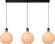 Lucide julius - lampe suspendue - 3xe27 - opale