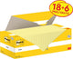 Bloc-notes Post-it 3m 655-cy 76x127mm jaune pack économique
