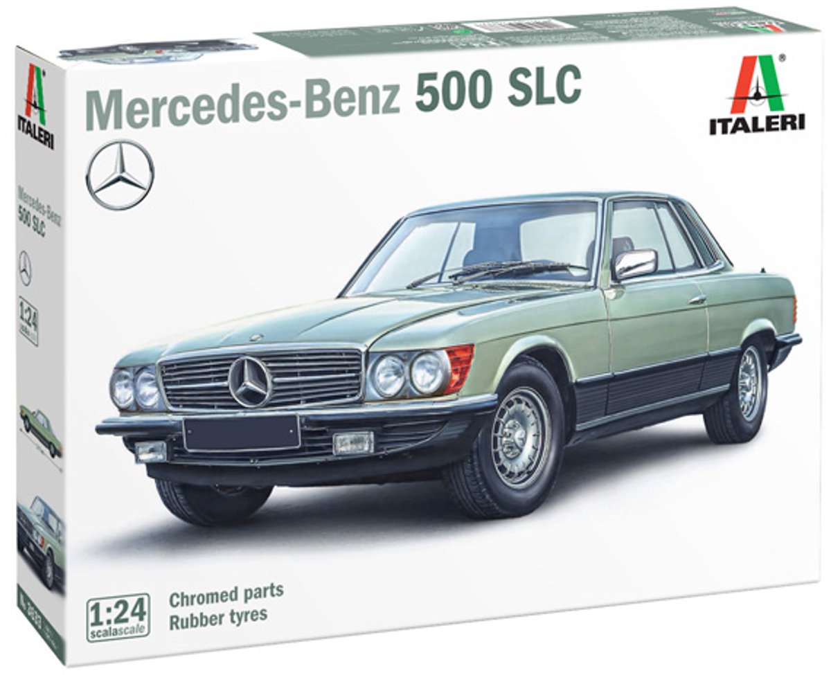 Italeri modèle kit voiture - 3633 mercedes-benz 500 slc voiture plastique - 1:24 - modélisme