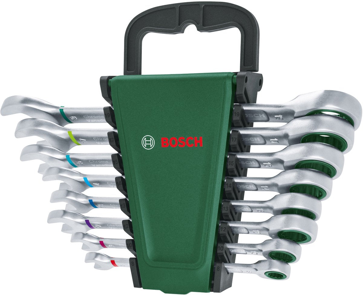 Clé mixte Bosch - jeu de 8 pièces - clé mixte à cliquet