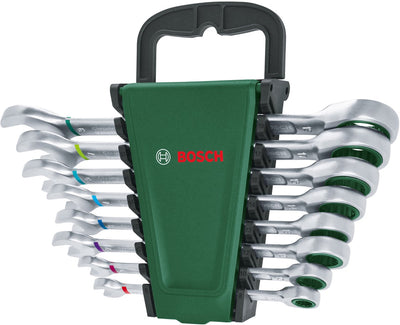 Clé mixte Bosch - jeu de 8 pièces - clé mixte à cliquet