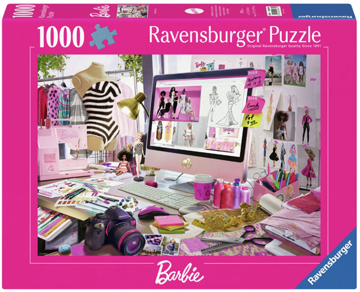 Ravensburger Jigsaw Puzzle Barbie, icône de la mode, 1000st.