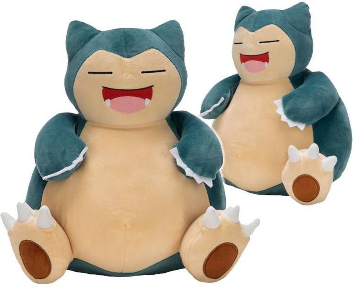 Jazwares Pokémon - Peluche Ronflex - 30 cm - Peluche - Peluche Pokémon