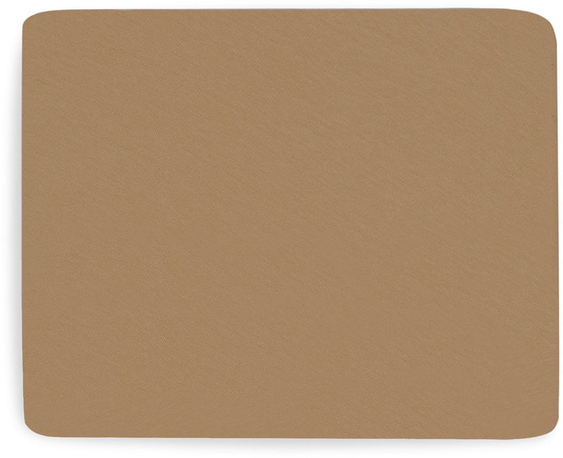 Jollein - drap-housse bébé jersey (biscuit) - coton - drap-housse berceau - 75x95cm